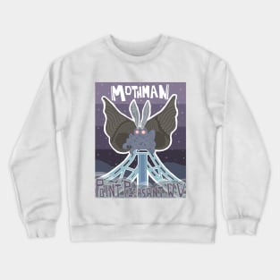 Mothman on the Bridge Crewneck Sweatshirt